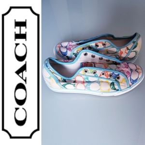 👟 Coach Colorful Scribble Print Sneakers